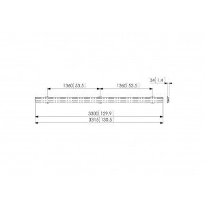 PFB-3433-Vogel-s-Barre-d-interface-vesa-horizontal