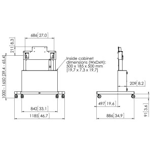 pfte7111-trolley-motorise-pour-ecran-de-42-a-85