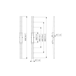 pfs3208-barre-d-interface-ecran-vesa-vertical-200-a-800-mm