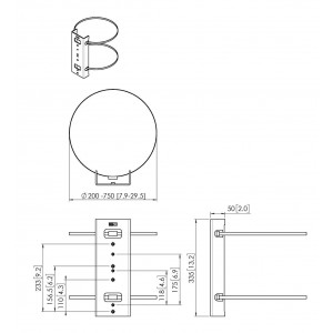 PFA-9145-Vogel-s-Pince-pour-colonne-Connect-it