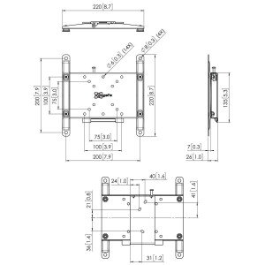 PFW-4200-Vogel-s-Support-mural-fixe