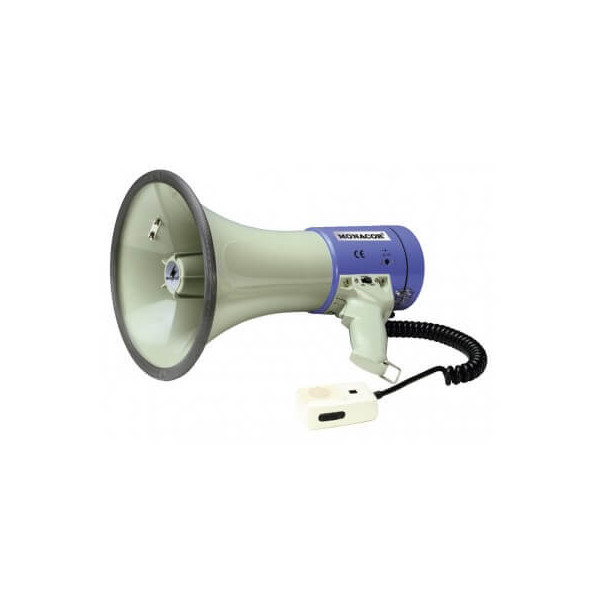 tm-27-megaphone-25w-micro-main-cordon-spirale-touche-parole-avec-reglage-de-niveau