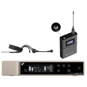 Ensemble-complet-micro-serre-tête-Sennheiser-série-EW-D