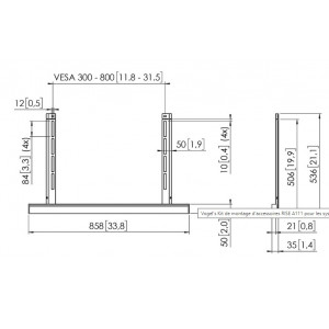 RISE-A111-Vogel-s-Kit-de-montage-d-accessoires-pour-les-systèmes-de-levage-d-écran-motorisés-RISE