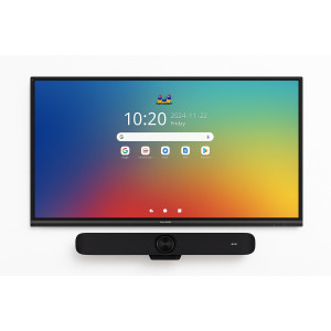Pack-Écran-Interactif-ViewSonic-IFP7551-Barre-de-Visioconférence-Aver-VB370