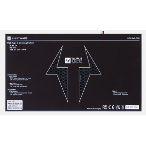 UCX-1x1-C40-Lightware-Station-d-accueil-USB-Type-C-Taurus