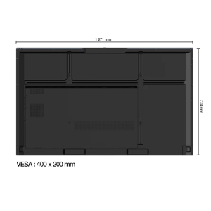 ST-55-UHD-AND-HP-006-B-W Speechi Ecran interactif SuperGlass+ S
