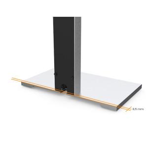 XENONSXR-4375-PS-DP-VC Support d'écran 43'' à 75''