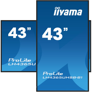 LH4365UHSB-B1  IIYAMA Ecran professionnel 43" UHD 4K