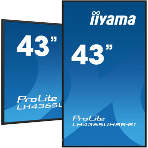 LH4365UHSB-B1  IIYAMA Ecran professionnel 43" UHD 4K
