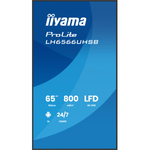 LH6566UHSB-B1AG IIYAMA Ecran professionnel 55" UHD 4K