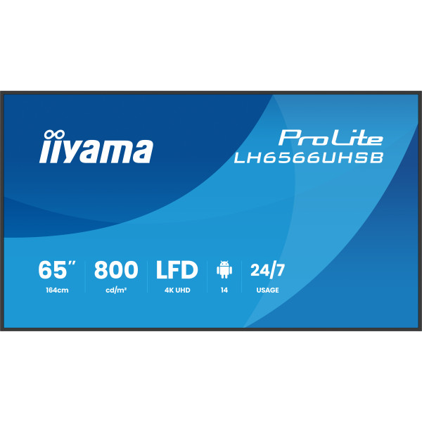 LH7566UHSB-B1AG IIYAMA Ecran professionnel 55" UHD 4K