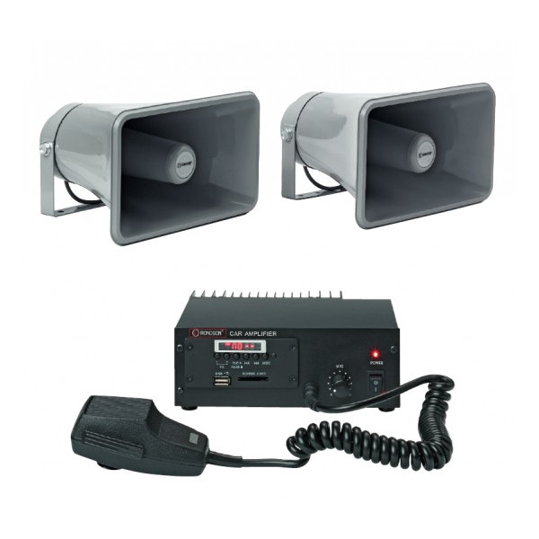 PACK-40-Rondson-Sonorisation-de-véhicule-40W-avec-HP-extérieurs
