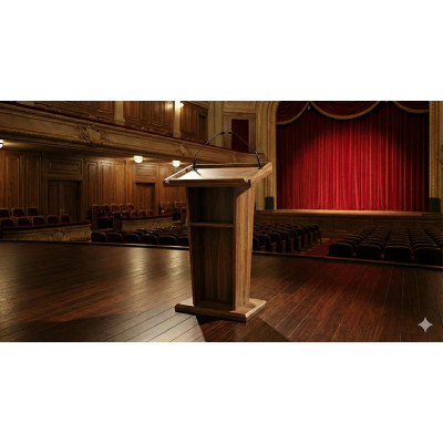 Pupitres de conférence en bois